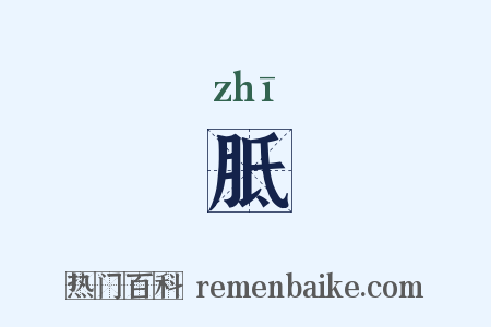 胝是什么意思的图片